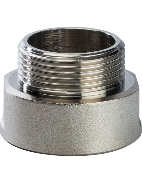 Переходник никелированный STOUT 1 1/2"х1 1/4" ВР-НР