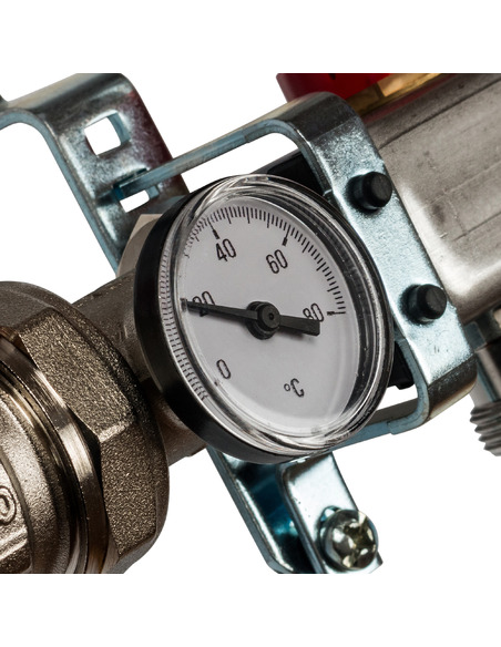 Коллектор STOUT из нержавеющей стали в сборе с расходомерами 7 вых.