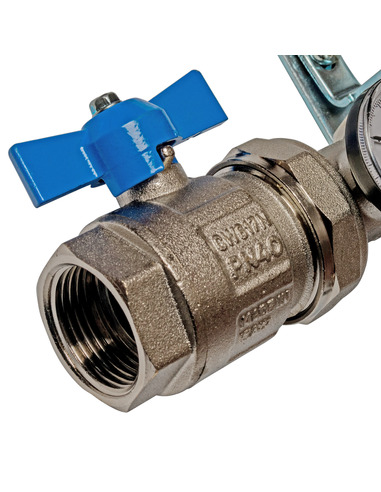 Коллектор STOUT из нержавеющей стали в сборе с расходомерами 7 вых.