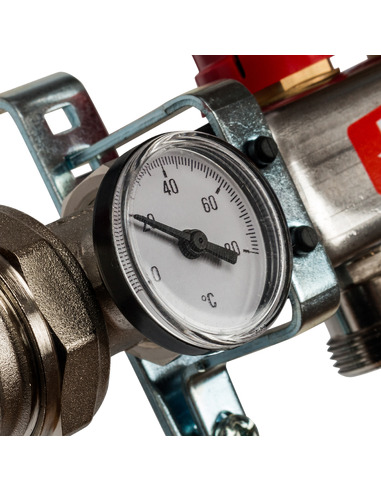 Коллектор STOUT из нержавеющей стали в сборе с расходомерами 11 вых.