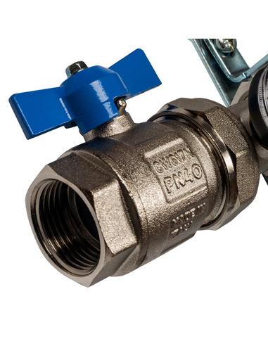 Коллектор STOUT из нержавеющей стали в сборе с расходомерами 11 вых.