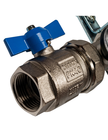 Коллектор STOUT из нержавеющей стали в сборе с расходомерами 11 вых.