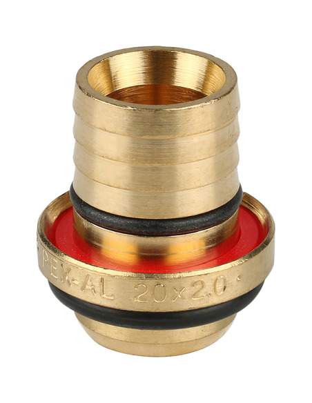 Тройник переходной STOUT 26x20x20 для металлопластиковых труб обжим