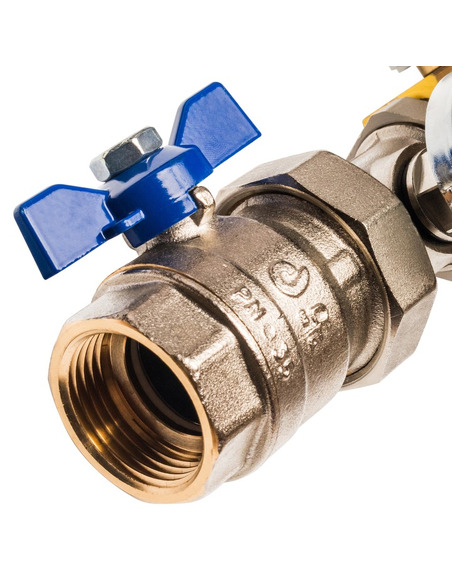 Коллектор STOUT из латуни в сборе без расходомеров 10 вых.