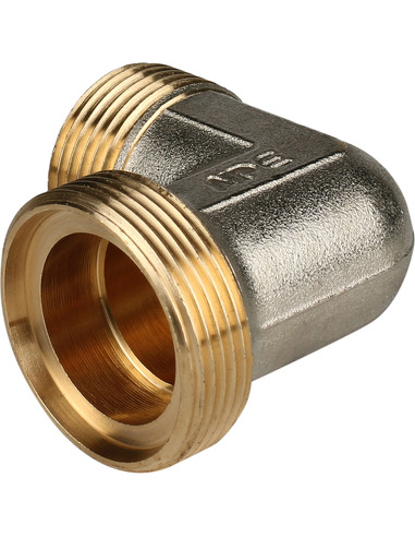 Угольник STOUT 26x3/4" НР для металлопластиковых труб обжим