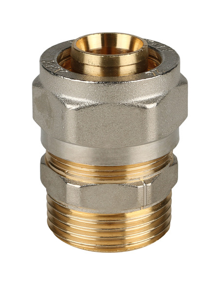 Переходник STOUT 26x1" НР для металлопластиковых труб обжим