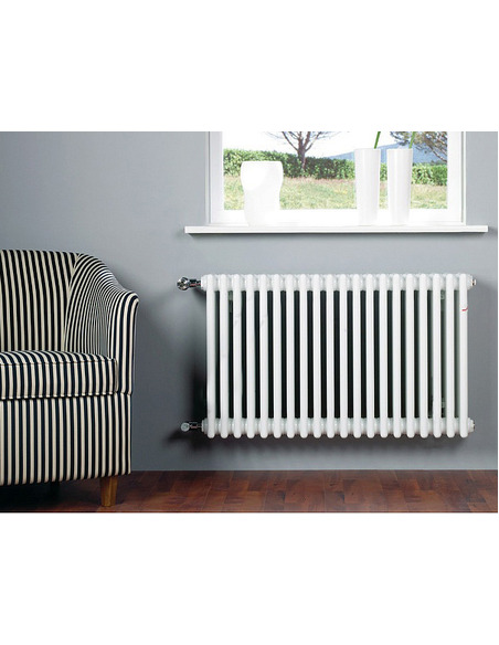 Радиатор трубчатый Zehnder Charleston 2056/30 1270/7610 1/2" RAL9016 (кроншт. в компл.)