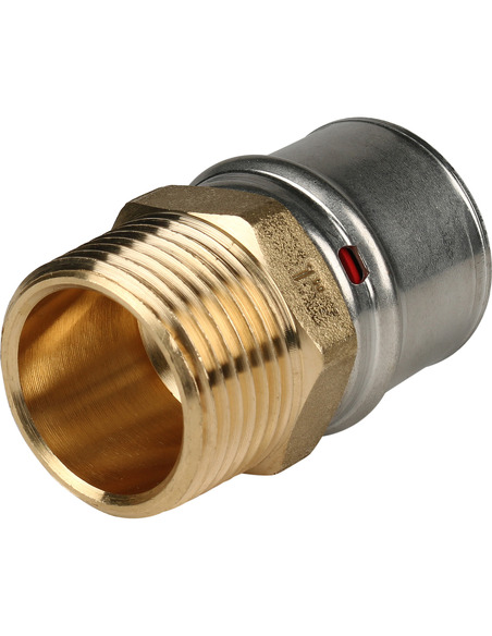 Переходник STOUT 32x1" НР для металлопластиковых труб пресс