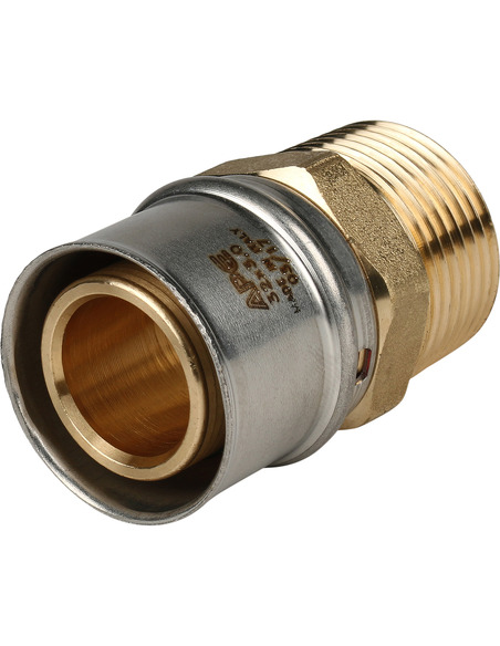 Переходник STOUT 32x1" НР для металлопластиковых труб пресс