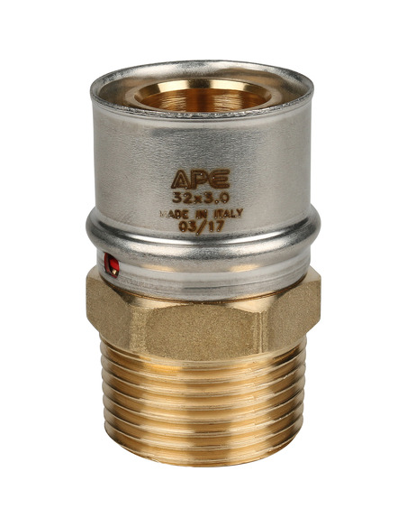 Переходник STOUT 32x1" НР для металлопластиковых труб пресс