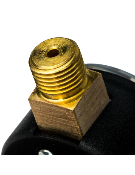 Манометр STOUT 50 мм, 1/4", 0-4 бар, радиальный с указателем предела