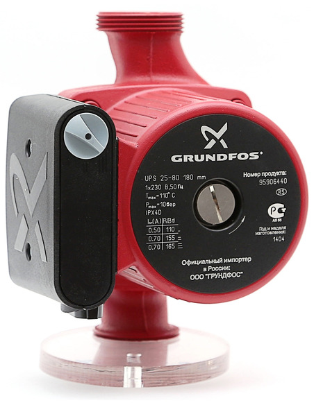 Насос циркуляционный Grundfos UPS 25-80 180 Насос циркуляционный Grundfos UPS 25-80 180