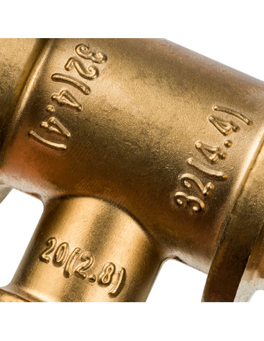 Тройник переходной STOUT 32x20x32 для труб из сшитого полиэтилена