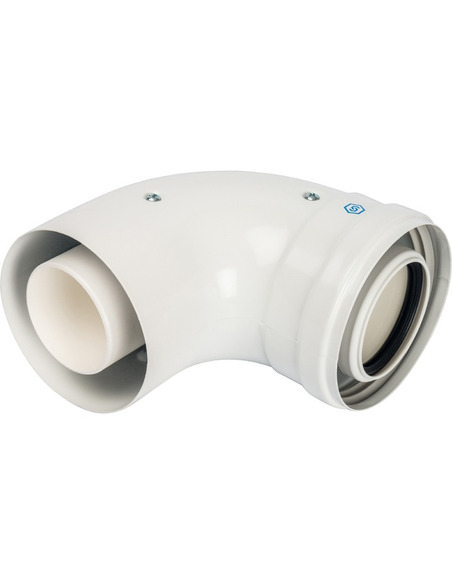 Адаптер котла STOUT Ø60/100 - 90° (Baxi,Viessmann) конденсац.