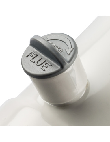 Труба удлинитель STOUT Ø80 - 125мм с ревизионным патрубком