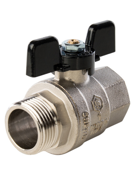 Кран шаровой STOUT полнопроходной 1" ВР-НР (бабочка) Кран шаровой STOUT полнопроходной 1" ВР-НР (бабочка)