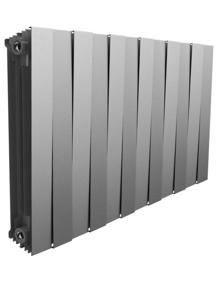 Биметаллический радиатор Royal Thermo PianoForte Silver Satin 500 х12