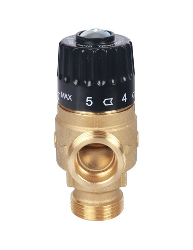 Термостатический смесительный клапан STOUT 30-65°C, 3/4" НР, Kvs 1,8