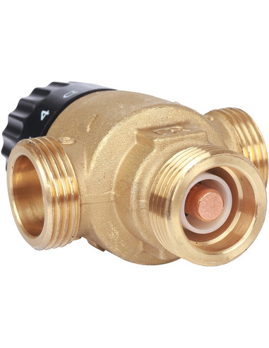 Термостатический смесительный клапан STOUT 30-65°C, 3/4" НР, Kvs 1,8