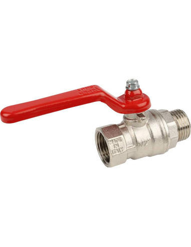 Кран шаровой STOUT стандартнопроходной 1/2" ВР-НР (рычаг)