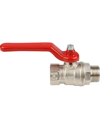 Кран шаровой STOUT стандартнопроходной 1/2" ВР-НР (рычаг)