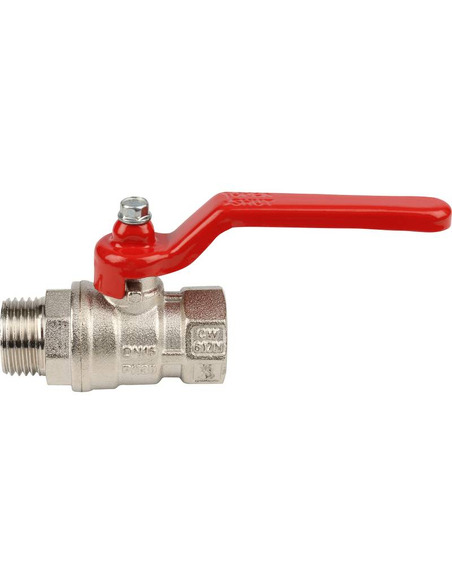 Кран шаровой STOUT стандартнопроходной 1/2" ВР-НР (рычаг)