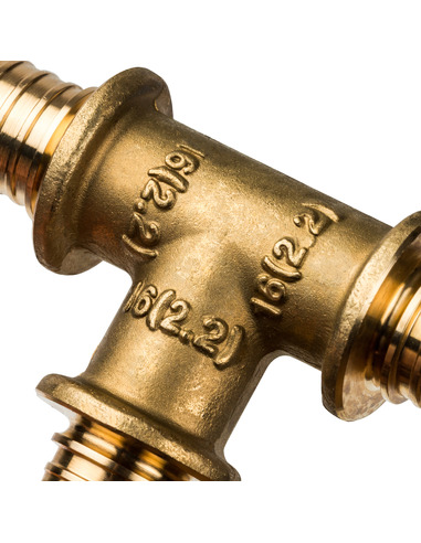 Тройник STOUT 16x16x16 для труб из сшитого полиэтилена