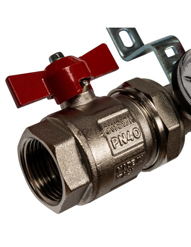 Коллектор STOUT из нержавеющей стали в сборе с расходомерами 9 вых.