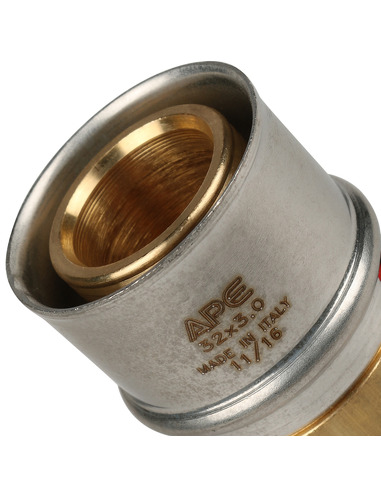 Муфта STOUT 32х32 для металлопластиковых труб пресс