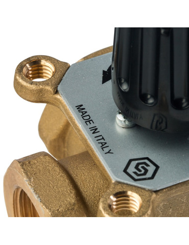 Клапан трехходовой смесительный STOUT 1" ВР, Kvs 12