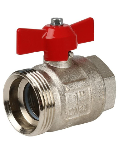 Кран шаровой ITAP IDEAL 098 1" со сгоном (бабочка)