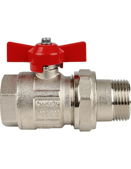 Кран шаровой ITAP IDEAL 098 1" со сгоном (бабочка) Кран шаровой ITAP IDEAL 098 1" со сгоном (бабочка)