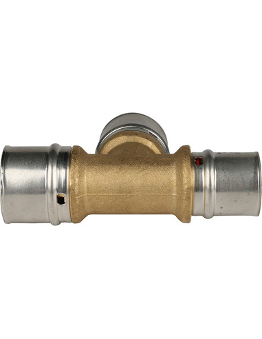 Тройник переходной STOUT 32x32x26 для металлопластиковых труб пресс