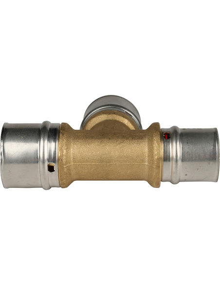 Тройник переходной STOUT 32x32x26 для металлопластиковых труб пресс