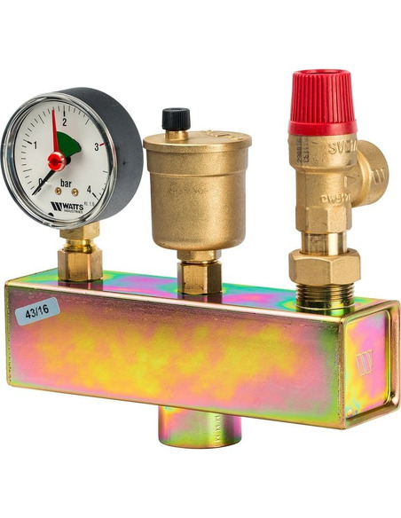 Группа безопасности котла Watts KSG 30/E, 3 бар до 50 кВт без теплоизоляции