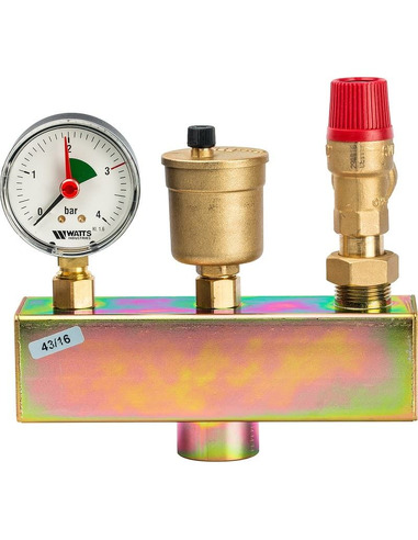 Группа безопасности котла Watts KSG 30/E, 3 бар до 50 кВт без теплоизоляции