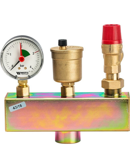 Группа безопасности котла Watts KSG 30/E, 3 бар до 50 кВт без теплоизоляции