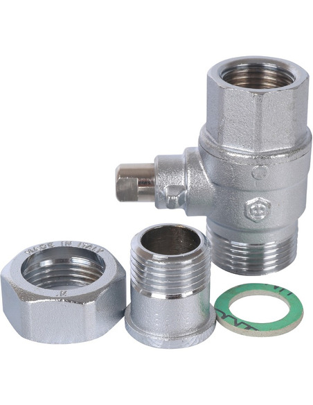 Кран шаровой STOUT 2-ходовой зональный 1/2" со сгоном