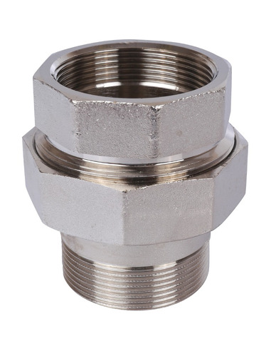 Разъемное соединение "американка" никелированное STOUT 2" ВР-НР (прокладка)