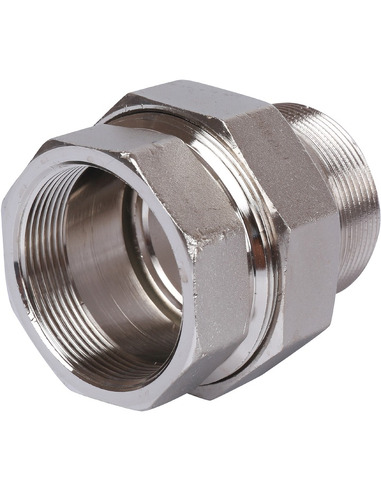 Разъемное соединение "американка" никелированное STOUT 2" ВР-НР (прокладка)