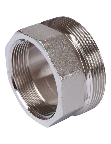 Разъемное соединение "американка" никелированное STOUT 2" ВР-НР (прокладка)