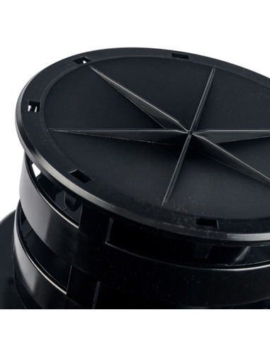 Труба с наконечником STOUT Ø60/100 - 1000мм вертикальная утепленная