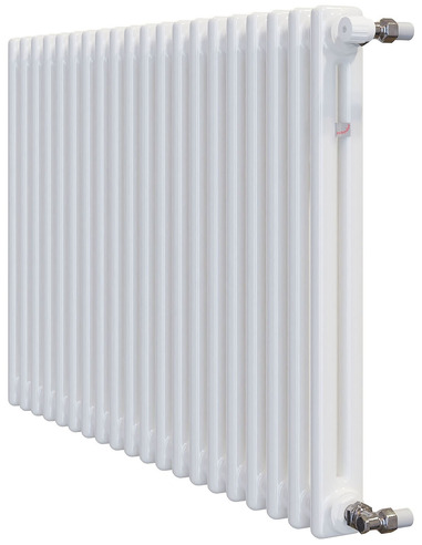 Радиатор трубчатый Zehnder Charleston 2056/20 1270/7610 1/2" RAL9016 (кроншт. в компл.)