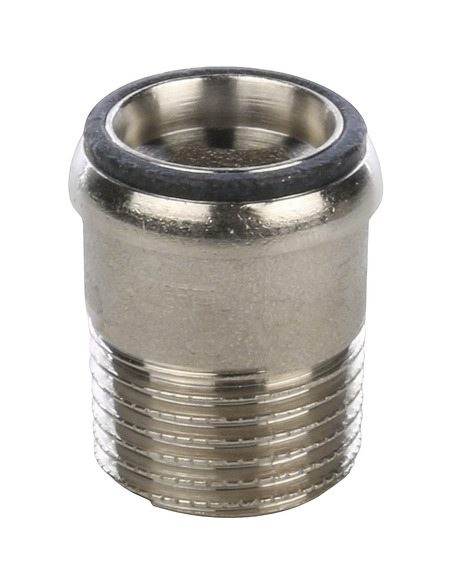 Кран шаровой STOUT полнопроходной 1/2" угловой со сгоном (бабочка)