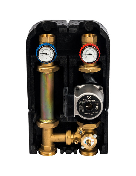 Насосная группа STOUT с приводным смесителем 1 1/4" с насосом