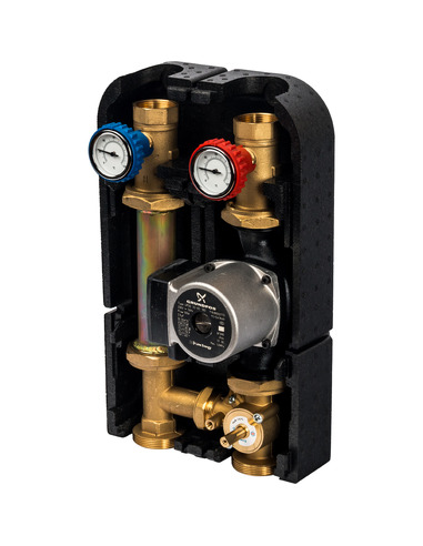 Насосная группа STOUT с приводным смесителем 1 1/4" с насосом