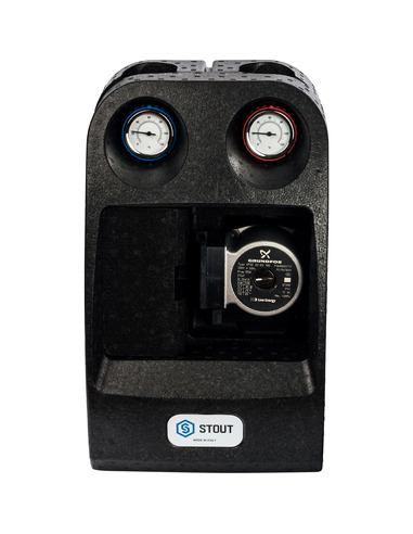 Насосная группа STOUT с приводным смесителем 1 1/4" с насосом