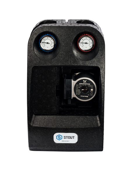 Насосная группа STOUT с приводным смесителем 1 1/4" с насосом