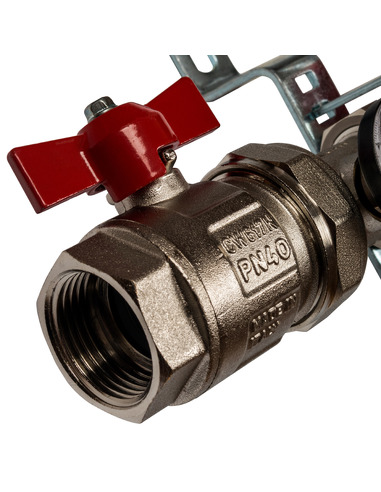 Коллектор STOUT из нержавеющей стали в сборе с расходомерами 8 вых.