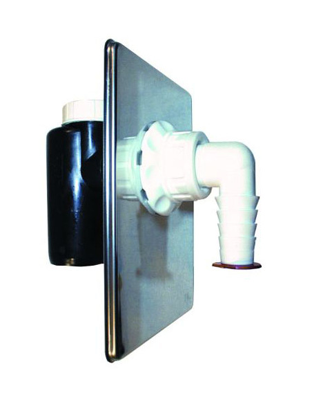 Сифон встроенный HL440 для стиральной или посудомоечной машины